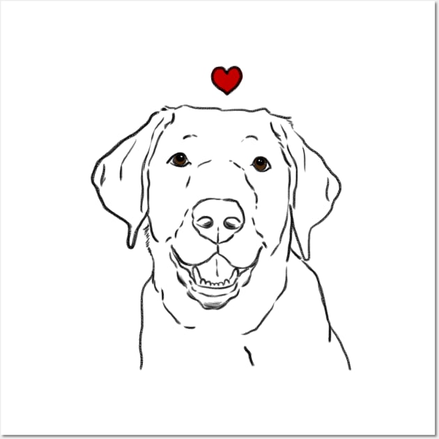 Lab Lover, Labrador Retriever, Black Lab, Yellow Lab, Chocolate Lab Wall Art by sockdogs